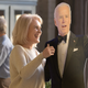 Illustration for article titled Supporters Waltz With Cutouts Of Biden, Harris During Socially Distanced Inaugural Ball
